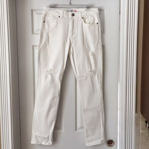 Cabi high slim white jean